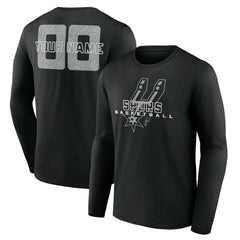 San Antonio Spurs Stellar Personalized Name & Number Long Sleeve T-Shirt For Sale