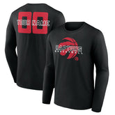 Toronto Raptors Stellar Personalized Name & Number Long Sleeve T-Shirt For Sale