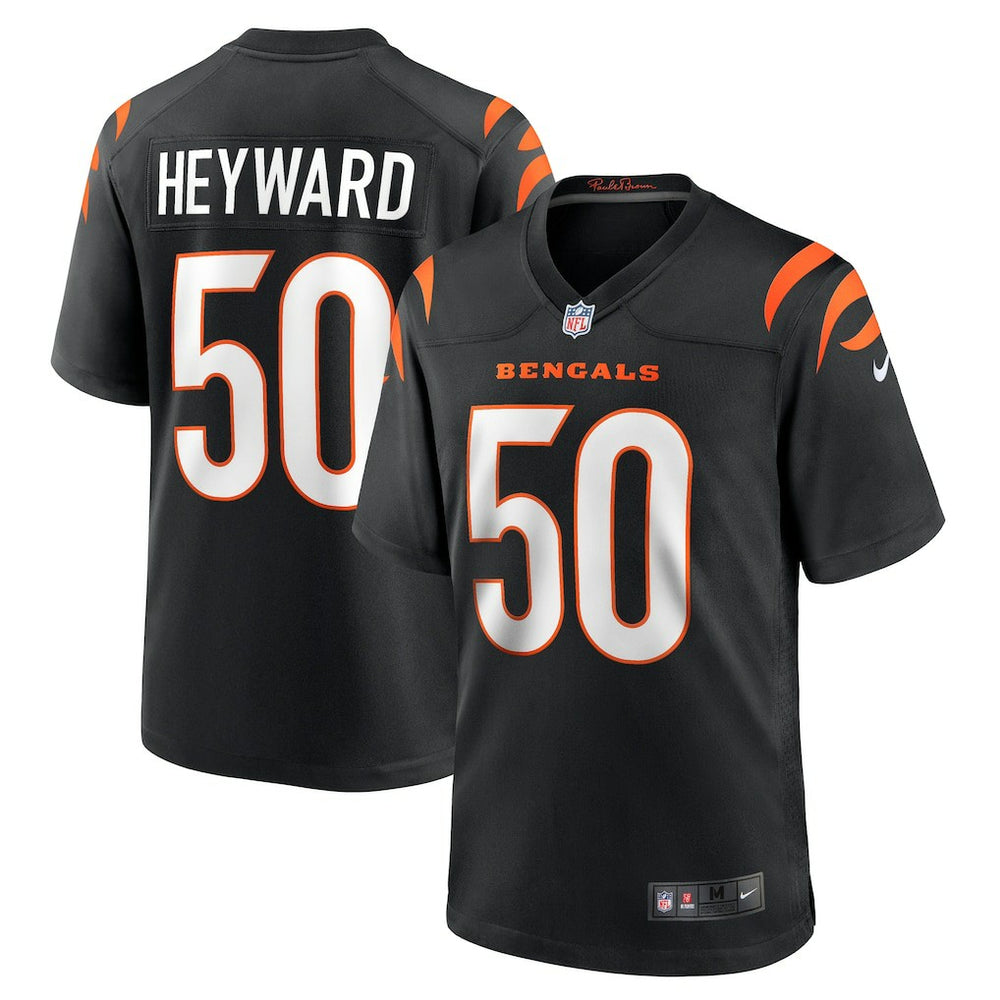 Cincinnati Bengals Nike Shaka Heyward Team Game Jersey