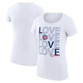 Chicago Cubs G-III 4Her by Carl Banks Women's Super-Slim Fit Lightweight Love Graphic Team T-Shirt | MLB Near me