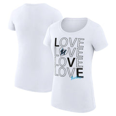 Miami Marlins G-III 4Her by Carl Banks Women's Super-Slim Fit Lightweight Love Graphic Team T-Shirt | MLB Outlet