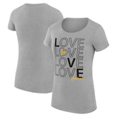 Pittsburgh Pirates G-III 4Her by Carl Banks Women's Super-Slim Fit Lightweight Love Graphic Team T-Shirt | MLB New