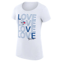 Toronto Blue Jays G-III 4Her by Carl Banks Women's Super-Slim Fit Lightweight Love Graphic Team T-Shirt | MLB Near me