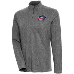 Columbus Blue Jackets Antigua Women's Confront Quarter-Zip Pullover Top Sale