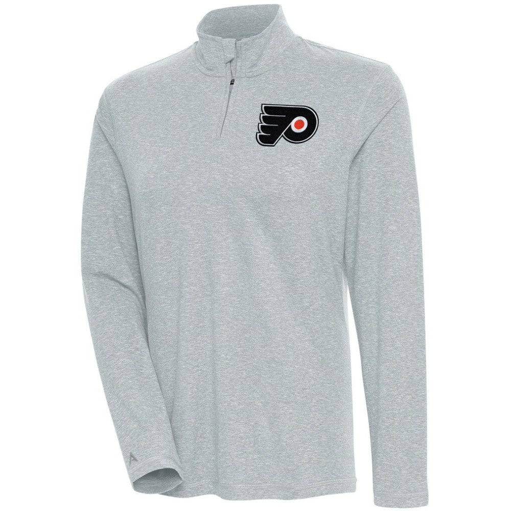 Philadelphia Flyers Antigua Women's Confront Quarter-Zip Pullover Top Sale