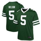 New York Jets Nike Garrett Wilson Youth Game Jersey