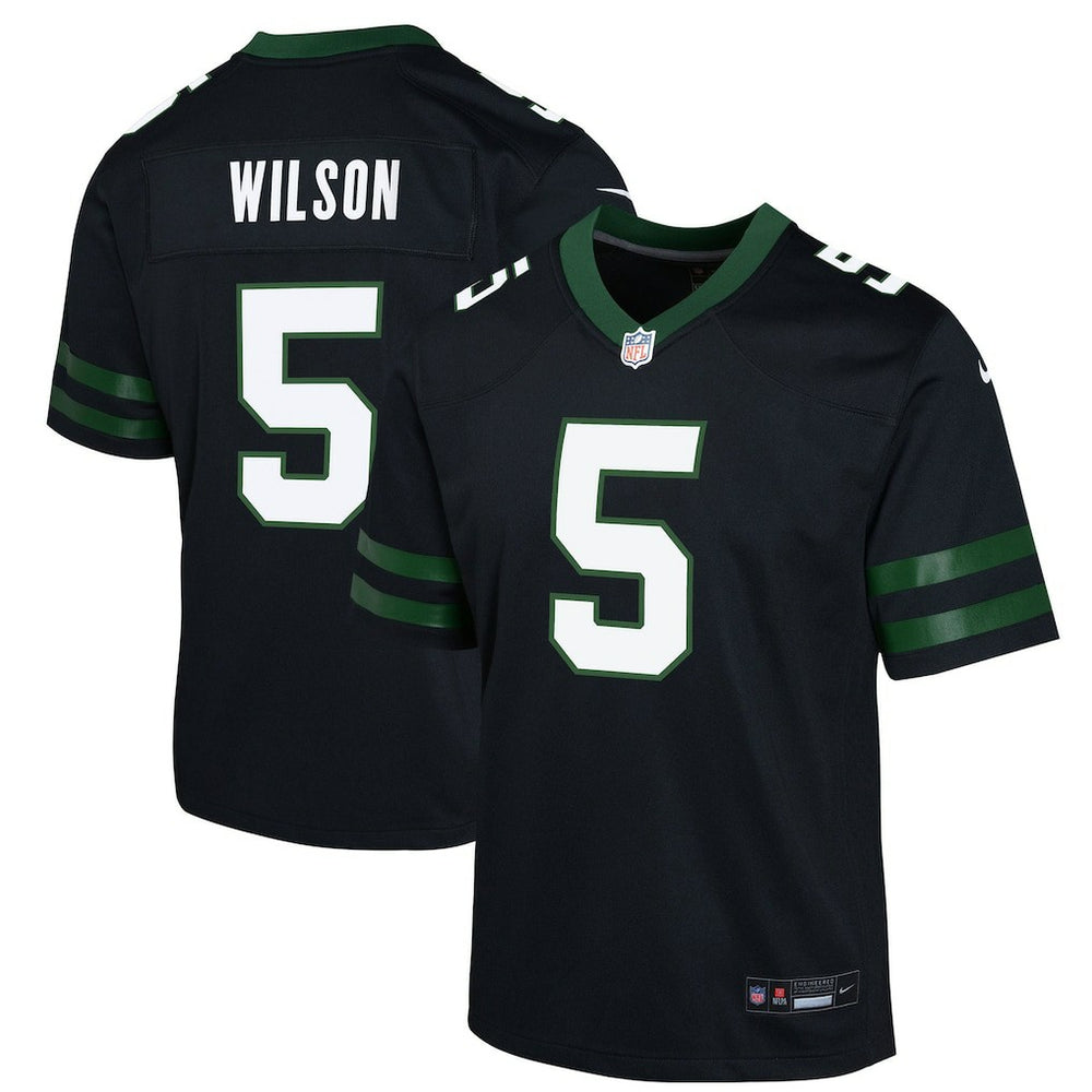 New York Jets Nike Garrett Wilson Youth Game Jersey