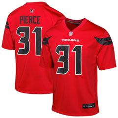 Houston Texans Nike Dameon Pierce Youth Game Jersey