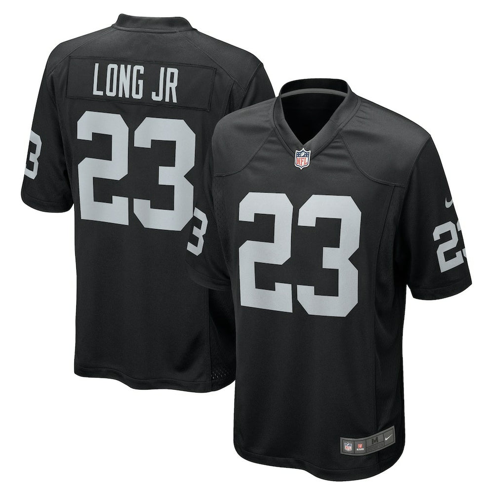 Las Vegas Raiders Nike David Long Jr. Team Game Jersey