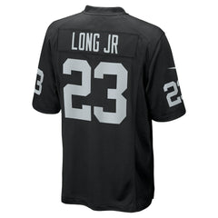 Las Vegas Raiders Nike David Long Jr. Team Game Jersey