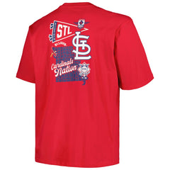 St. Louis Cardinals Profile Big & Tall Split Zone T-Shirt | MLB For sale