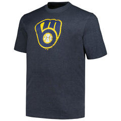 Milwaukee Brewers Profile Big & Tall Weathered Logo T-Shirt | MLB Sale