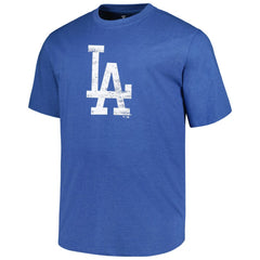 Los Angeles Dodgers Profile Big & Tall Weathered Logo T-Shirt | MLB New