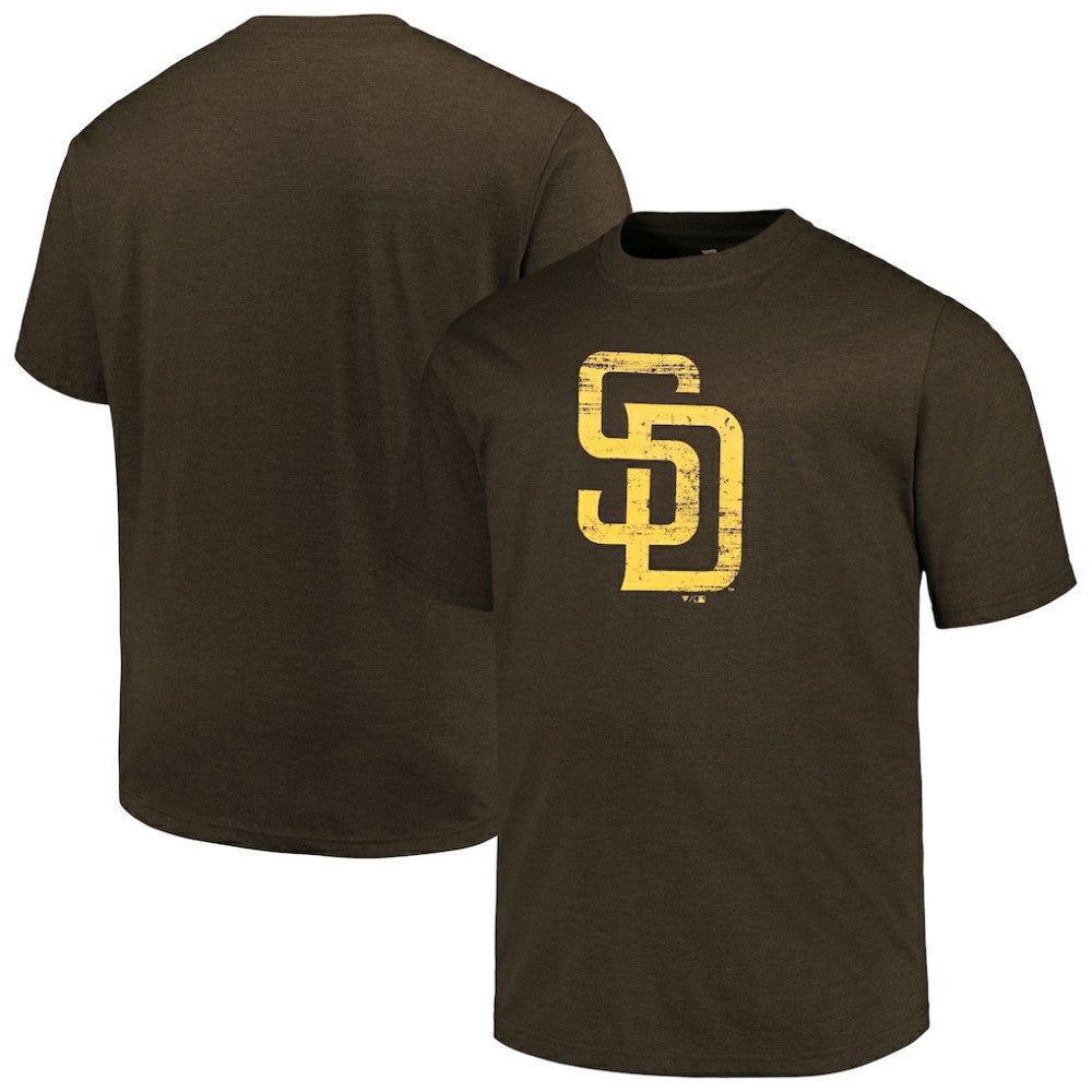 San Diego Padres Profile Big & Tall Weathered Logo T-Shirt | MLB US