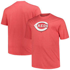 Cincinnati Reds Profile Big & Tall Weathered Logo T-Shirt | MLB New
