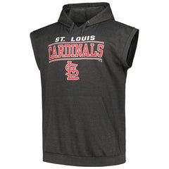 St. Louis Cardinals Profile Big & Tall Muscle Sleeveless Pullover Hoodie | MLB Discount