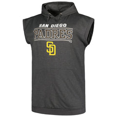San Diego Padres Profile Big & Tall Muscle Sleeveless Pullover Hoodie | MLB Near me