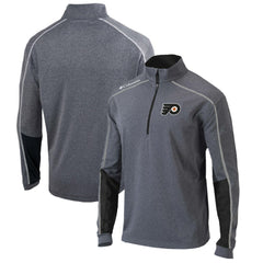 Philadelphia Flyers Columbia Omni-Wick Shotgun 2.0 Quarter-Zip Pullover Top On Sale
