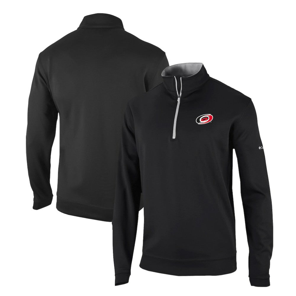 Carolina Hurricanes Columbia Omni-Wick Wickhams Hills Half-Zip Pullover Top On Sale