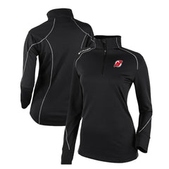 New Jersey Devils Columbia Women's Omni-Wick Shotgun 2.0 Quarter-Zip Pullover Top For Sale