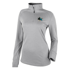 San Jose Sharks Columbia Women's Omni-Wick Shotgun 2.0 Quarter-Zip Pullover Top Discount