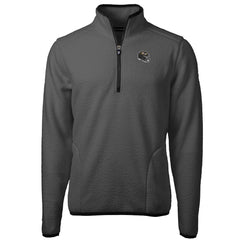 Baltimore Ravens Cutter & Buck Helmet Cascade Eco Sherpa Fleece Quarter-Zip Pullover Jacket
