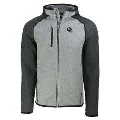 Pittsburgh Steelers Cutter & Buck Helmet Mainsail Sweater-Knit Full-Zip Hoodie