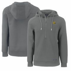 Green Bay Packers Cutter & Buck Helmet Roam Eco Half-Zip Recycled Pullover Hoodie