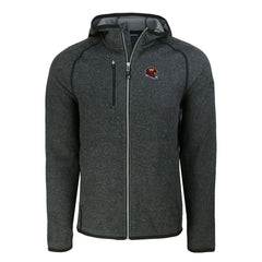Washington Commanders Cutter & Buck Helmet Mainsail Sweater-Knit Full-Zip Hoodie