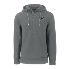 Pittsburgh Steelers Cutter & Buck Helmet Roam Eco Half-Zip Recycled Pullover Hoodie