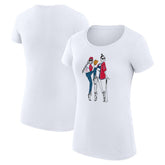 Los Angeles Angels G-III 4Her by Carl Banks Women's Super-Slim Fit Lightweight Baseball Girls T-Shirt | MLB On Sale