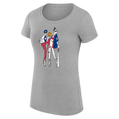 Texas Rangers G-III 4Her by Carl Banks Women's Super-Slim Fit Lightweight Baseball Girls T-Shirt | MLB US