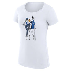 Toronto Blue Jays G-III 4Her by Carl Banks Women's Super-Slim Fit Lightweight Baseball Girls T-Shirt | MLB New