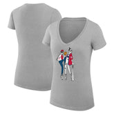 St. Louis Cardinals G-III 4Her by Carl Banks Women's Super-Slim Fit Lightweight Baseball V-Neck T-Shirt | MLB Online
