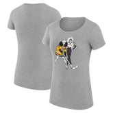 Boston Bruins G-III 4Her by Carl Banks Women's Super-Slim Fit Lightweight Hockey Girls T-Shirt Sale