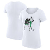 Dallas Stars G-III 4Her by Carl Banks Women's Super-Slim Fit Lightweight Hockey Girls T-Shirt On Sale