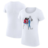 New York Rangers G-III 4Her by Carl Banks Women's Super-Slim Fit Lightweight Hockey Girls T-Shirt For Sale
