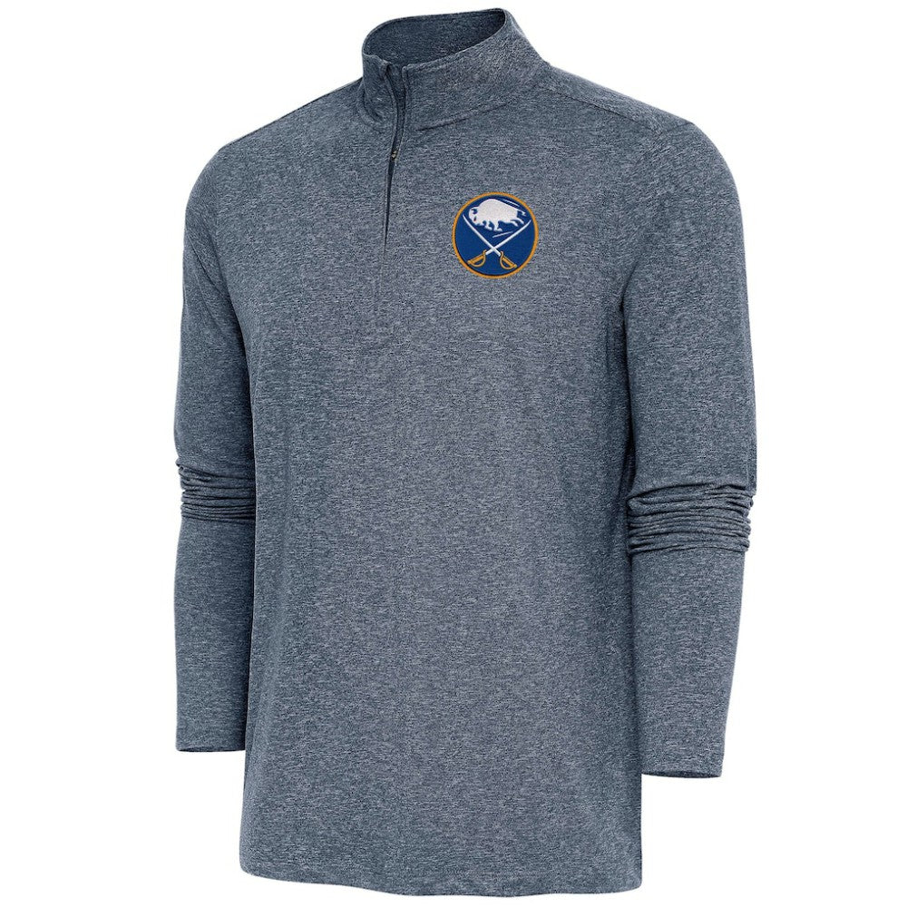 Buffalo Sabres Antigua Hunk Quarter-Zip Pullover Top For Sale