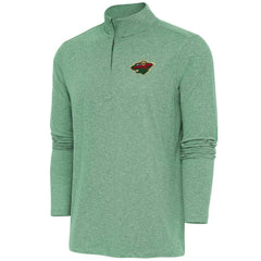 Minnesota Wild Antigua Hunk Quarter-Zip Pullover Top For Sale