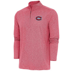 Montreal Canadiens Antigua Hunk Quarter-Zip Pullover Top Sale