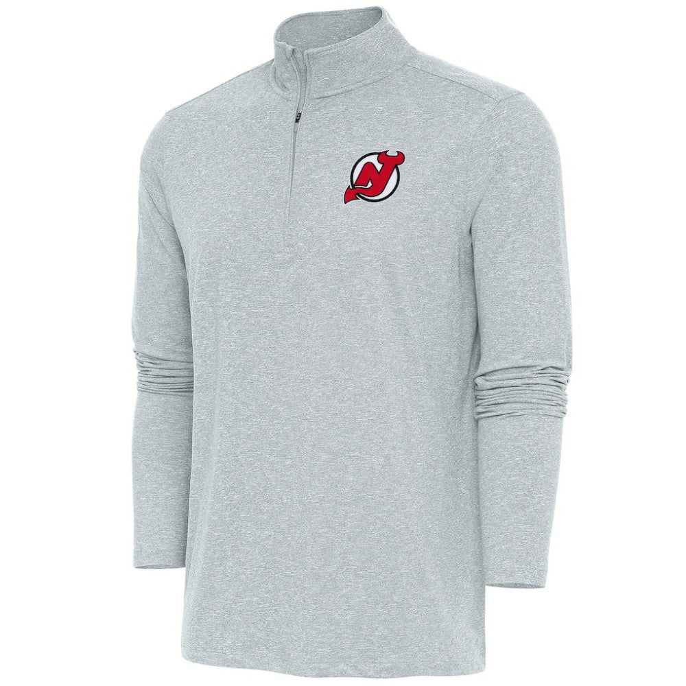 New Jersey Devils Antigua Hunk Quarter-Zip Pullover Top Sale