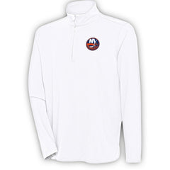 New York Islanders Antigua Hunk Quarter-Zip Pullover Top Sale