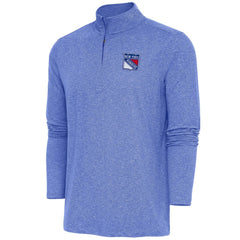 New York Rangers Antigua Hunk Quarter-Zip Pullover Top Discount