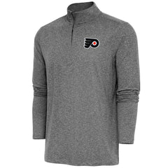 Philadelphia Flyers Antigua Hunk Quarter-Zip Pullover Top For Sale