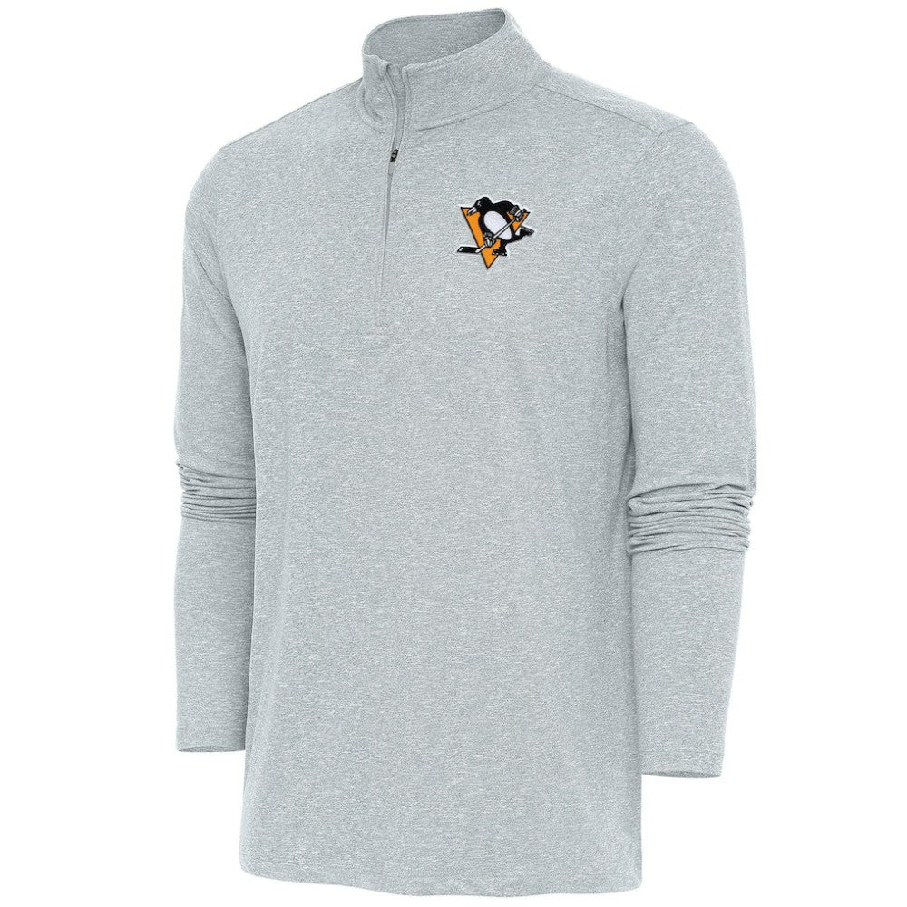 Pittsburgh Penguins Antigua Hunk Quarter-Zip Pullover Top Discount