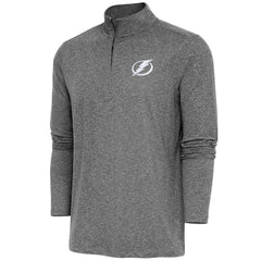 Tampa Bay Lightning Antigua Hunk Quarter-Zip Pullover Top On Sale