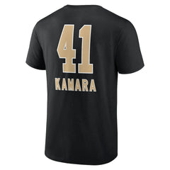 New Orleans Saints Alvin Kamara Team Wordmark Player Name & Number T-Shirt