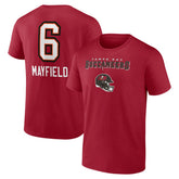 Tampa Bay Buccaneers Baker Mayfield Team Wordmark Player Name & Number T-Shirt