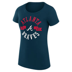 Atlanta Braves G-III 4Her by Carl Banks Women's Super-Slim Fit Lightweight City Graphic T-Shirt | MLB Outlet