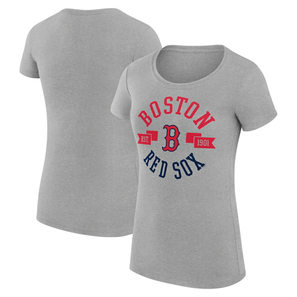 Boston Red Sox G-III 4Her by Carl Banks Women's Super-Slim Fit Lightweight City Graphic T-Shirt | MLB Sale